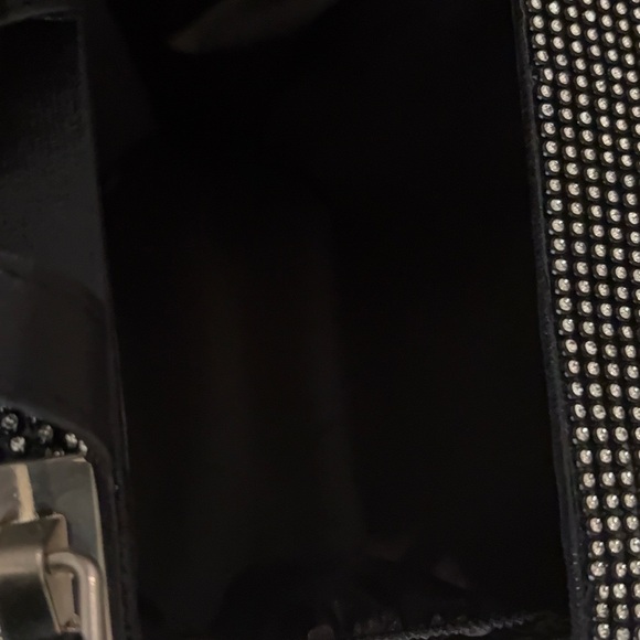 Black and Silver Studded Handbag - Picture 10 of 12